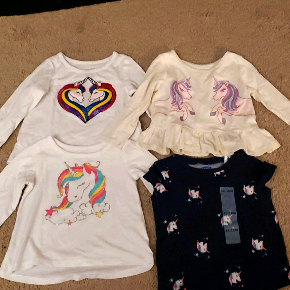 Long sleeve and tshirt for toddler girls